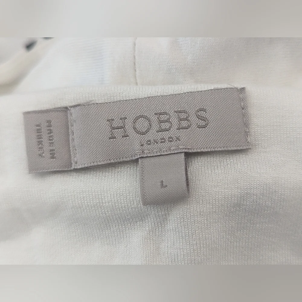 Hobbs black and white top size L - Picture 7 of 9